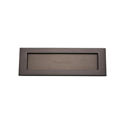 Heritage Brass Letterplate 10" x 3" Matt Bronze finish