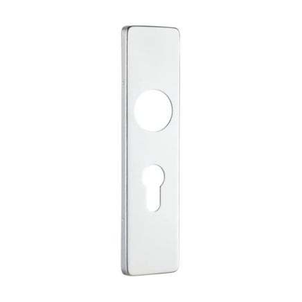 Zoo Hardware Spare Push on Euro Profile Backplate for Aluminium - 47.5mm - Satin