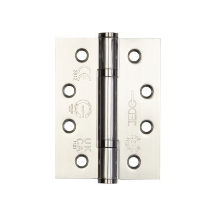 Certifire Stainless Steel Grade 13 Polymer Bearing Hinge 3 Knuckle Polished Stainless Steel - By Frelan Hardware - J9603PSS