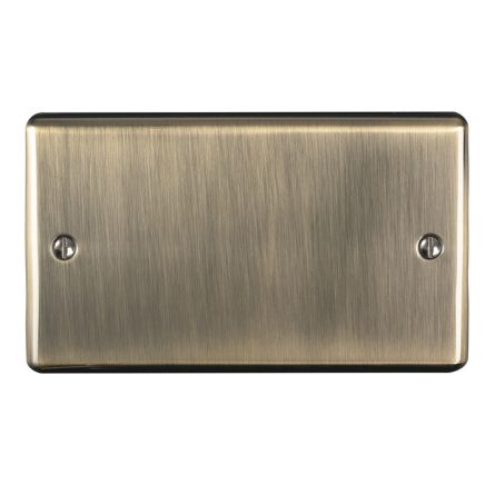 Eurolite Enhance Decorative Double Blank Plate Antique Brass