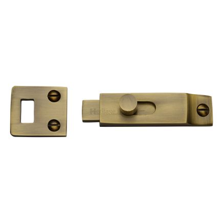 Heritage Brass Slide Bolt Antique Brass finish