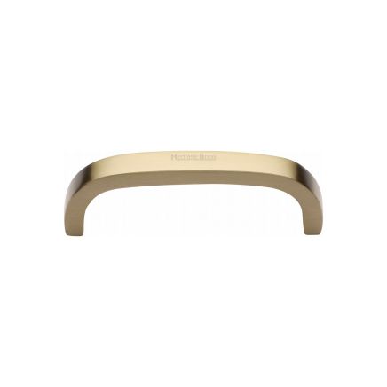 Heritage Brass Cabinet Pull D Shaped 89mm CTC Satin Brass Finish