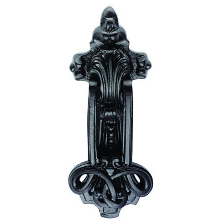 Ornate Door Knocker - Black Antique