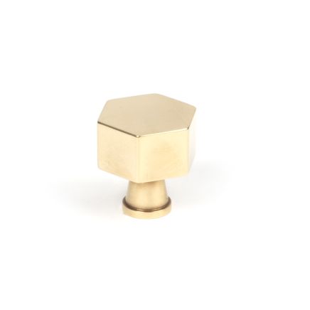 Aged Brass Kahlo Cabinet Knob - 25mm