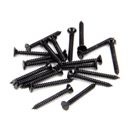 Black 6 x 1¼" Countersunk Screws (25)