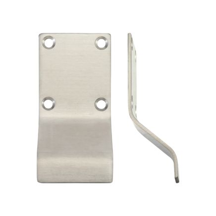 Zoo Hardware Cylinder Latch Pull - Blank Profile - 88mm x 43mm - Satin Stainless