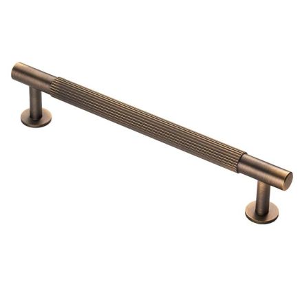 Lines Pull Handle 160mm c/c - Antique Brass