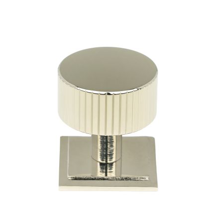 Polished Nickel Judd Cabinet Knob - 32mm (Square)