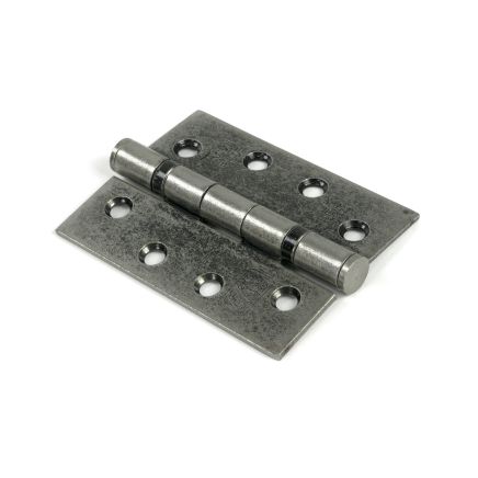 Pewter 4" Ball Bearing Butt Hinge (Pair) ss