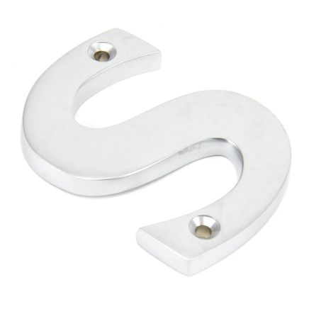 Satin Chrome Letter S