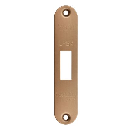 Zoo Hardware Radius Forend, Strike and Escutcheon Pack t/s ZFB02 Fire Brigade Lock - Bronze