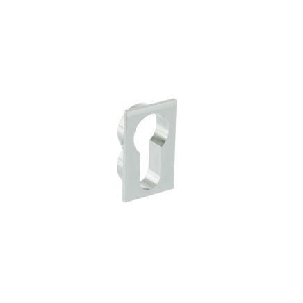 Forme Concealed Rose Euro Escutcheons Square - Polished Chrome (Pair)