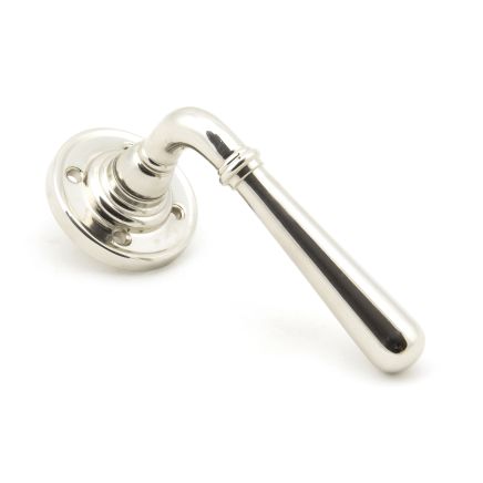 Polished Nickel Newbury Lever on Rose Set