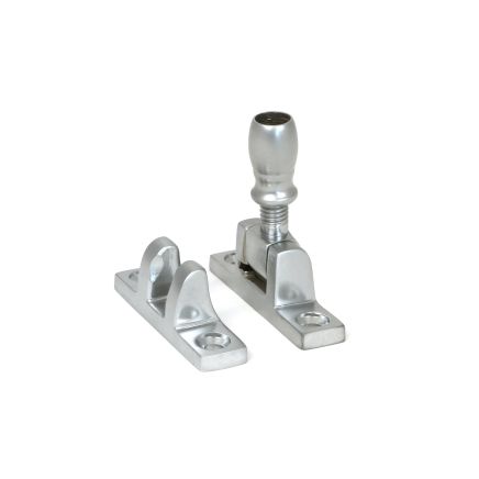 Satin Chrome Mushroom Brighton Fastener - Narrow (Square)