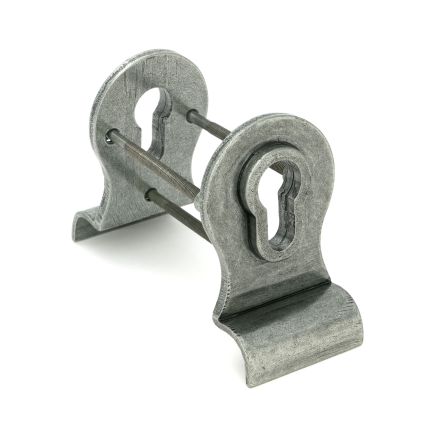 Pewter 50mm Euro Door Pull (Back to Back fixings)