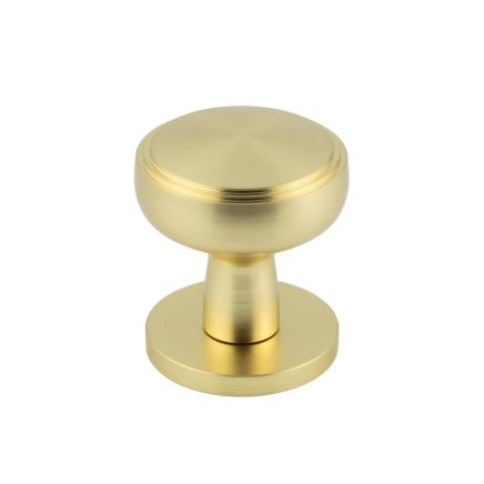 Classic Satin Brass Mortice Knob - By Frelan Hardware - JV801SB