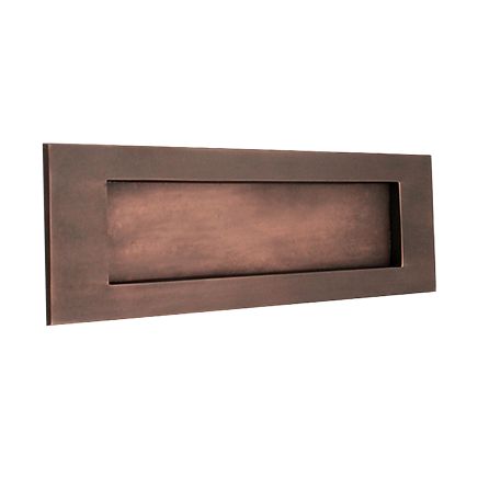 Victorian Letter Plate 300mm Aged Bronze
