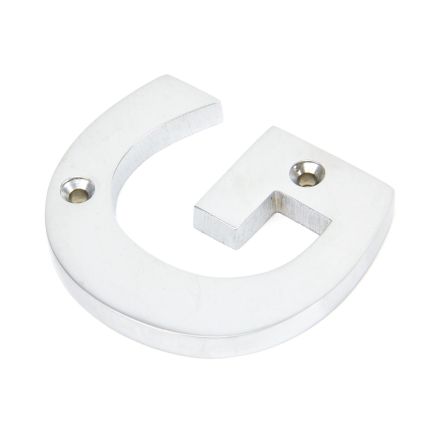 Satin Chrome Letter G