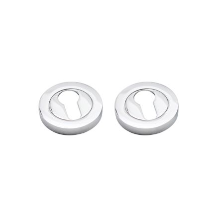 Euro Profile Escutcheon Polished Chrome