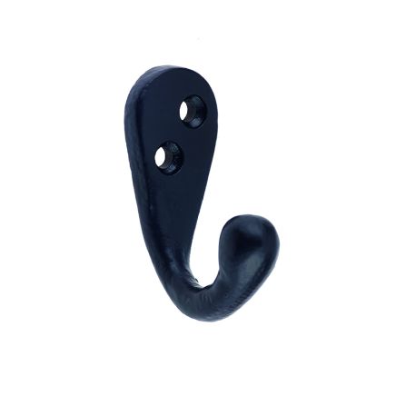 Robe Hook 55mm Black - By Frelan Hardware - JAB78