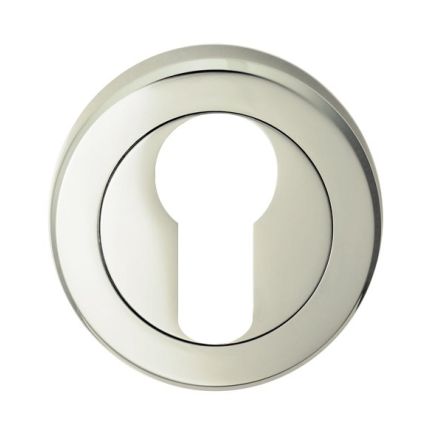 Serozzetta Euro Profile Escutcheon - Polished Nickel