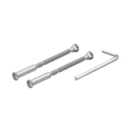 Zoo Hardware Spare Fixing Pack - suitable for ZPZ Levers - Satin