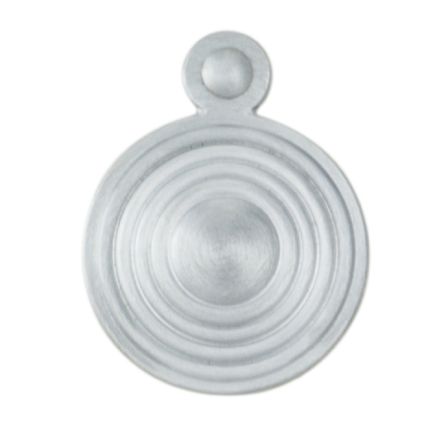 Queen Anne Covered Escutcheon - Satin Chrome
