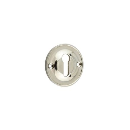 Burlington 40mm Standard Keyway Escutcheon 40MM Polished Nickel - By Frelan Hardware - BUR121PN