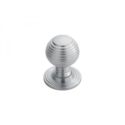 Queen Anne Knob 35mm - Satin Chrome