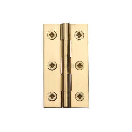 Heritage Brass Hinge Brass 2 1/2" x 1 3/8" Polished Brass finish