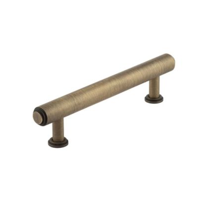 Burlington Belgrave Stepped Cabinet Handles 128mm Antique Brass - By Frelan Hardware - BUR511AB