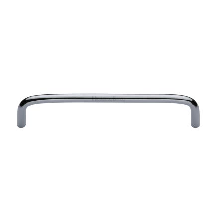 Heritage Brass Cabinet Pull Wire Design 160mm CTC Polished Chrome Finish