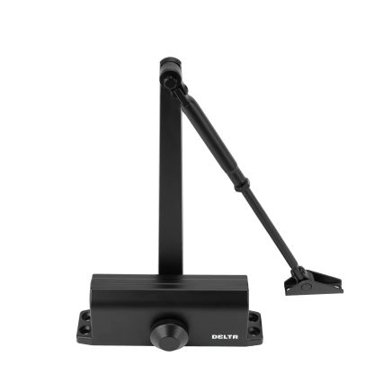 Zoo Hardware Size 3 Budget Door Closer with Arm and body (P.A Bracket Inc) - Silver