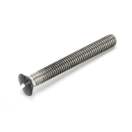 Black SS M5 x 40mm Male Screw