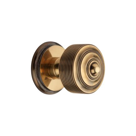 Carter Mortice Door Knob Aged Brass