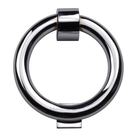 Heritage Brass Ring Knocker Polished Chrome finish