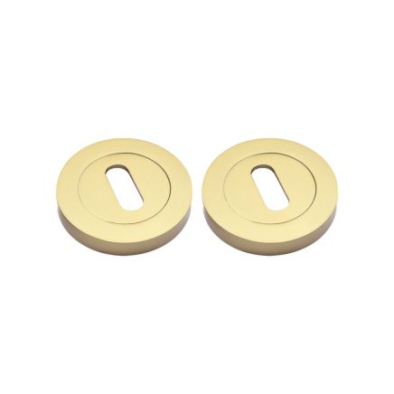 Oval Standard Escutcheon Satin Brass