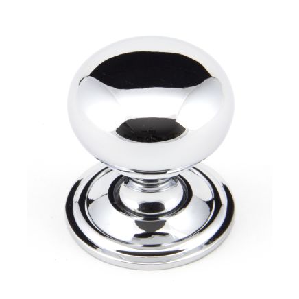 Polished Chrome Mushroom Cabinet Knob 32mm