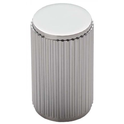 Lines Knob - Polished Chrome