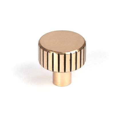 Polished Bronze Judd Cabinet Knob - 25mm (No rose)