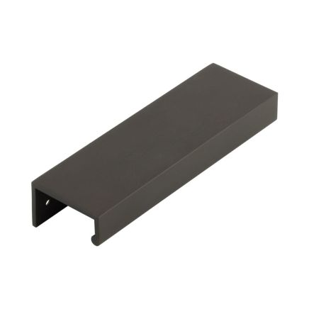 Burlington 150mm Dark Bronze Angled Edge Pull - By Frelan Hardware - BUR911DB