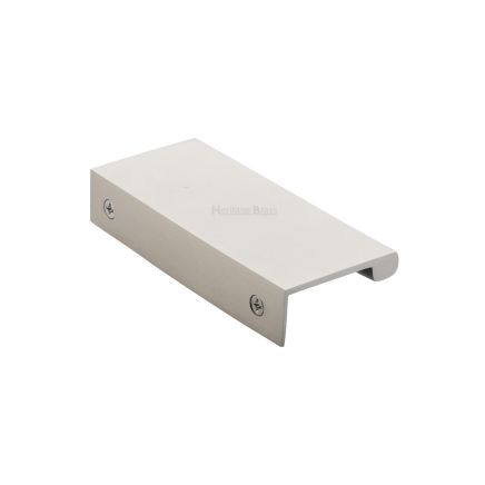 Heritage Brass EPTR Edge Pull Cabinet Handle 50mm Satin Nickel finish