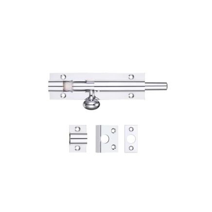 Zoo Hardware Architectural Barrel Bolt 100mm x 30mm - Chrome