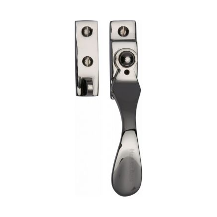 Heritage Brass Casement Window Fastener Wedge Pattern Polished Nickel finish