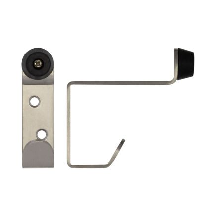 Stainless Steel Hat & Coat Hooks 75 mm Projection Satin Stainless Steel - By Frelan Hardware - JSS15