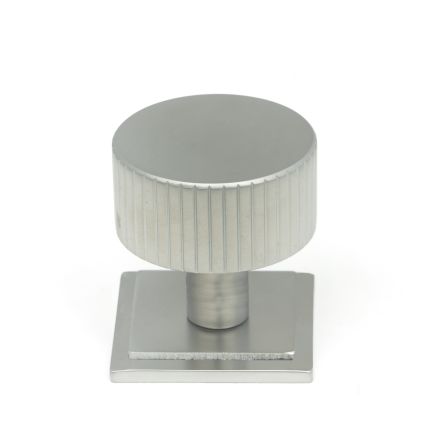 Satin Chrome Judd Cabinet Knob - 32mm (Square)