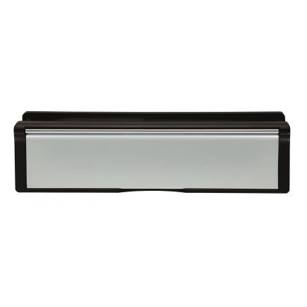 Intumescent Letterbox Assemblies 254mm - Polished Chrome