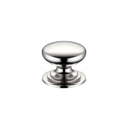 Zoo Hardware Victorian Cupboard Knob 25mm dia. - Nickel