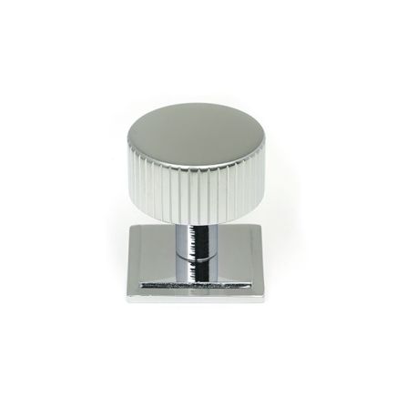 Polished Chrome Judd Cabinet Knob - 32mm (Square)