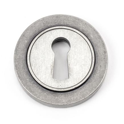 Pewter Round Escutcheon (Plain)